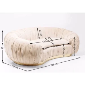 KARE Design Sofá Perugia 2 lug. Best