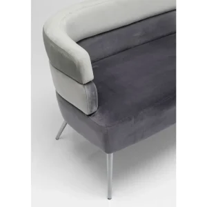KARE Design Sofá Sandwich Cinzento Outlet