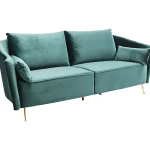 KARE Design Sofá Vegas Forever Azul 3 lug. Fashion