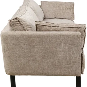 KARE Design Sofá Victor taupe 3 lug. Fashion