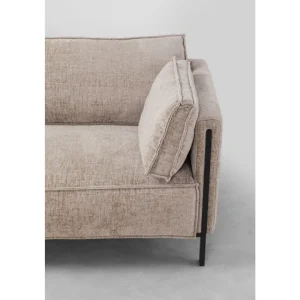 KARE Design Sofá Victor taupe 3 lug. Fashion
