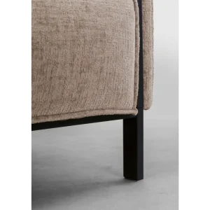 KARE Design Sofá Victor taupe 3 lug. Fashion
