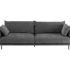 KARE Design Sofa Edna 3 Lug.Cinzento 245cm New