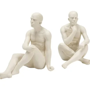 KARE Design Suporte de livros Meditating Man (Conjunto de 2) New
