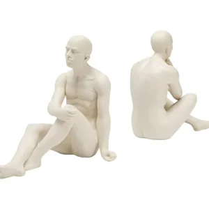 KARE Design Suporte de livros Meditating Man (Conjunto de 2) New