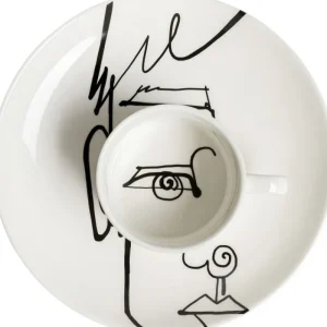 KARE Design Taça de café Viso Uomo (2 peças) Hot