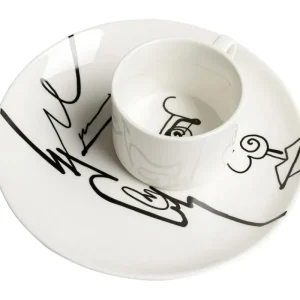 KARE Design Taça de café Viso Uomo (2 peças) Hot