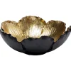 KARE Design Taça Decorativa Flower Bloom Preto Dourado Ø25 Sale