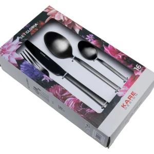 KARE Design Talheres Gloria Matt Preto (16 peças) Sale