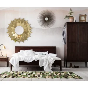 KARE Design Tapete Brick Verde 170x240cm Fashion