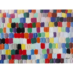 KARE Design Tela a Óleo Colorful Dots 140x200cm Outlet