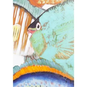 KARE Design Tela a Óleo Fish Meeting Two 100x75cm New