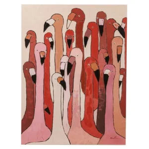 KARE Design Tela a Óleo Flamingo Meeting 120x90cm Hot