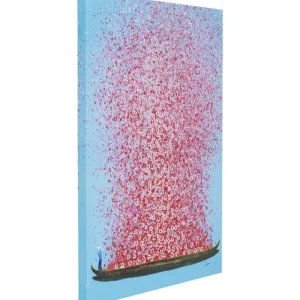 KARE Design Tela a Óleo Flower Boat Azul Rosa 100x80cm Discount