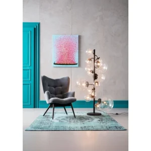 KARE Design Tela a Óleo Flower Boat Azul Rosa 100x80cm Discount