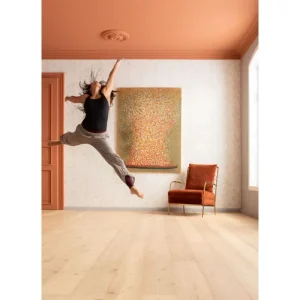 KARE Design Tela a Óleo Flower Boat Gold vermelho 100x80cm Fashion