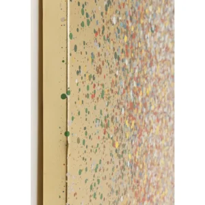 KARE Design Tela a Óleo Flower Boat Gold vermelho 100x80cm Fashion