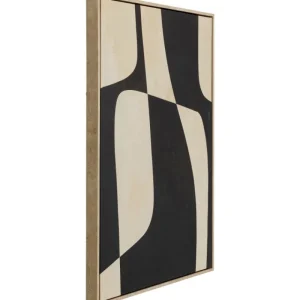 KARE Design Tela Classic Shape Preto 60x90cm Fashion