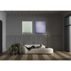 KARE Design Tela Flower Boat Beige Green 80x100 cm Fashion