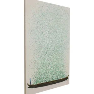 KARE Design Tela Flower Boat Beige Green 120x160 cm Clearance