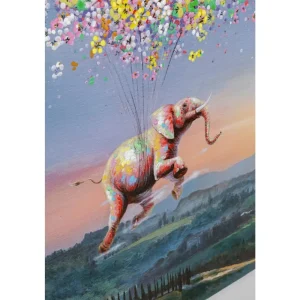 KARE Design Tela Flying Elephant At Night 120x160 cm Best