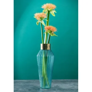 KARE Design Vaso Barfly Light Azul 43cm Hot