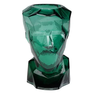 KARE Design Vaso de rosto verde Prisma 30cm Best