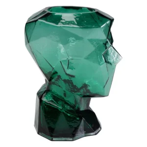 KARE Design Vaso de rosto verde Prisma 30cm Best