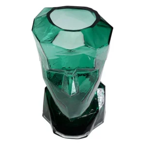 KARE Design Vaso de rosto verde Prisma 30cm Best