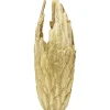 KARE Design Vaso Feathers Dourado 91cm Fashion