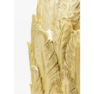 KARE Design Vaso Feathers Dourado 91cm Fashion