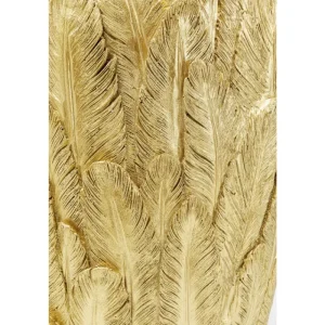 KARE Design Vaso Feathers Dourado 91cm Fashion