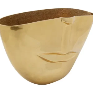 KARE Design Vaso Half Face Dourado 46cm New