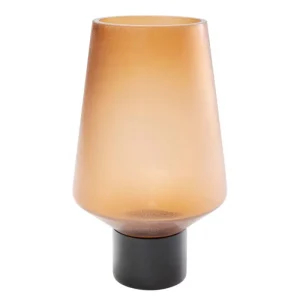 KARE Design Vaso Noble Ring Amber Matt 26cm Outlet